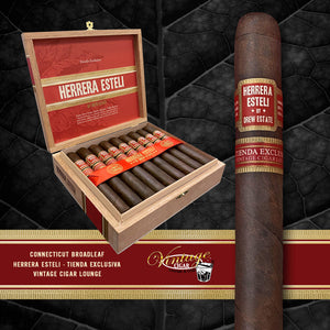 Herrera Esteli Tienda Exclusiva Vintage Cigar Lounge-18 Count Box